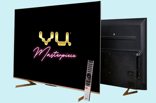 Vu Masterpiece Glo QLED 4K TV with 120Hz refresh rate display for gaming
