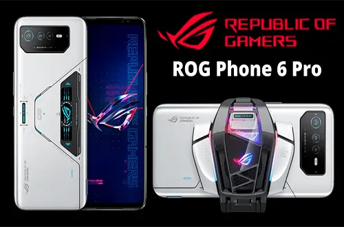 ROG Phone 6 Pro with 165Hz refresh rate display, Aero Active Cooler 6